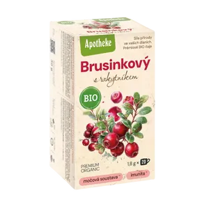 Apotheke Čaj Brusinkový s rakytníkem 20x1,8 g BIO